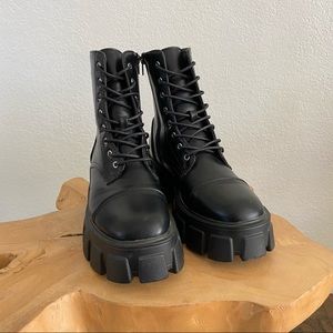 Black Combat Boots